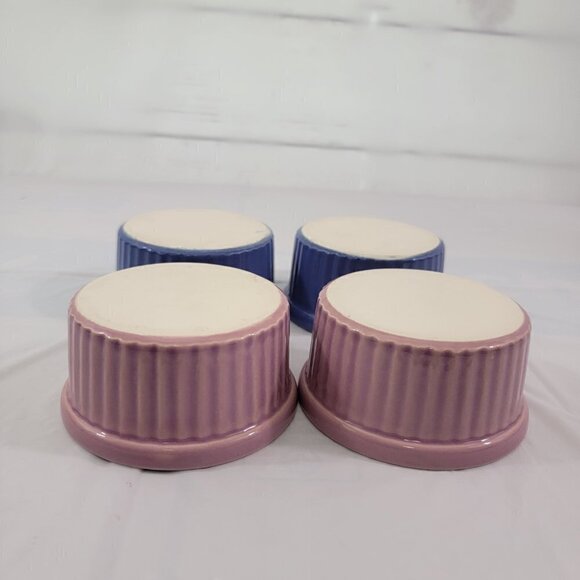 Porcelain Ramekin Dessert Butter Gravy Bowls Set of 4 - Made in France - Picture 12 of 16